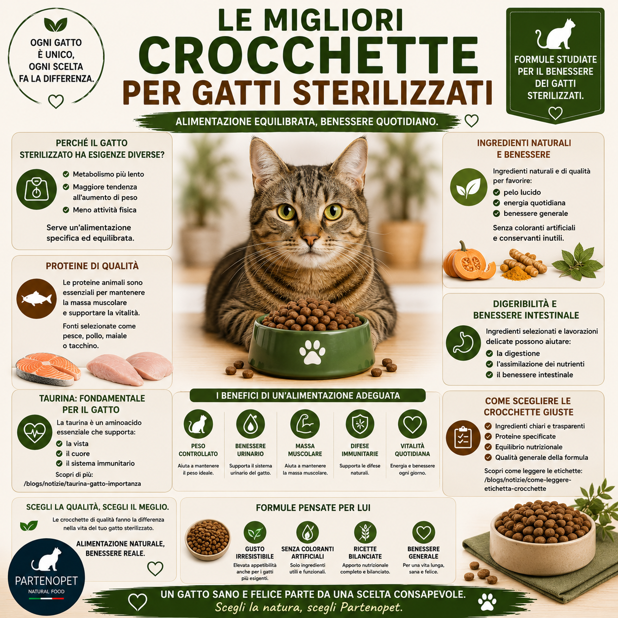 Migliori Crocchette per Gatti Sterilizzati