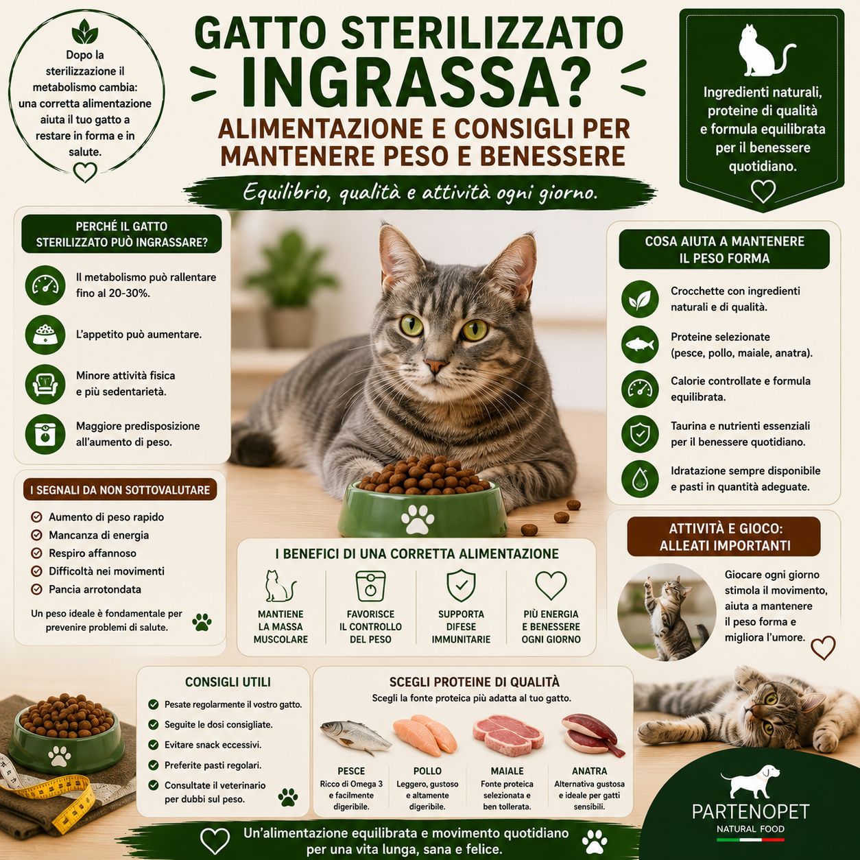Gatto Sterilizzato Ingrassa