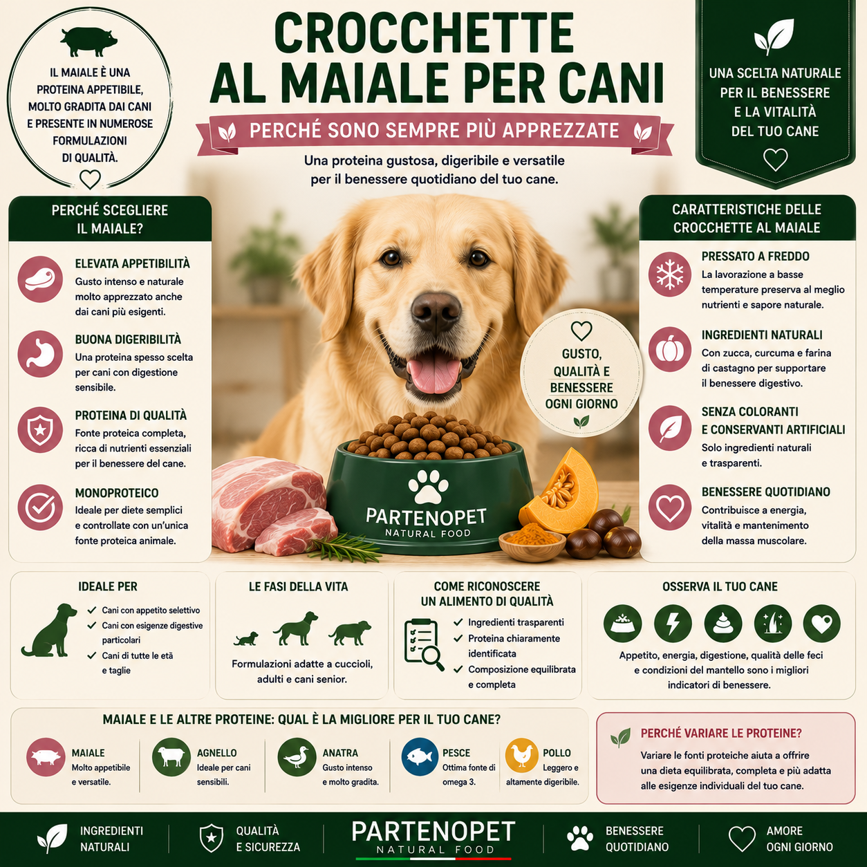 Crocchette al Maiale per Cani: Perché Sono Sempre Più Apprezzate
