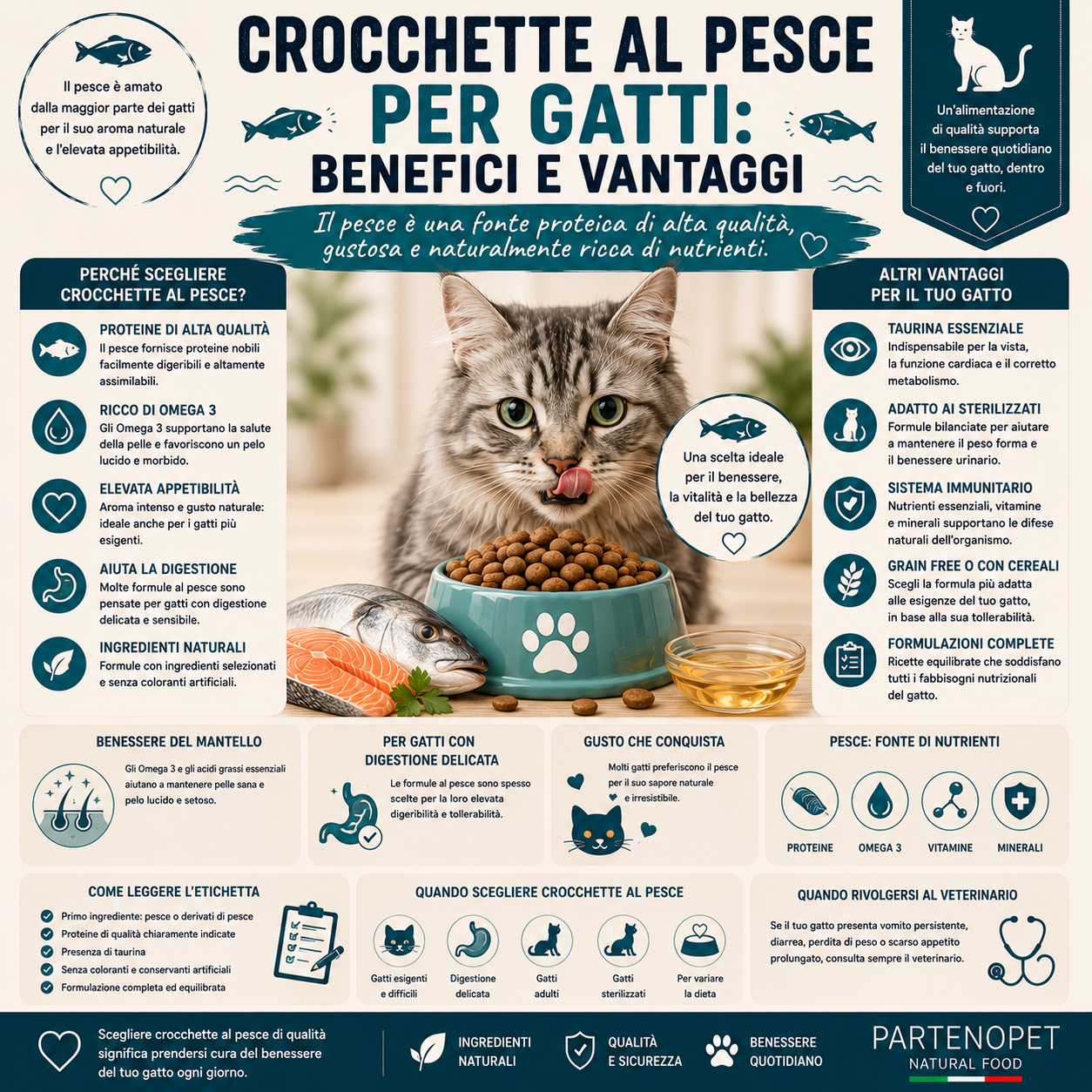 Crocchette al Pesce per Gatti