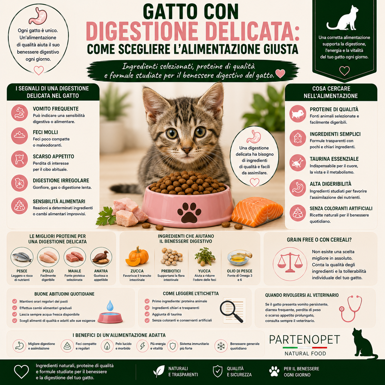 Gatto con Digestione Delicata
