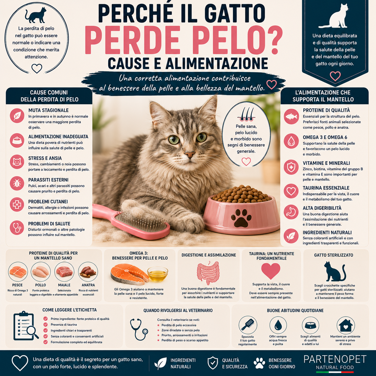 Perché il Gatto Perde Pelo