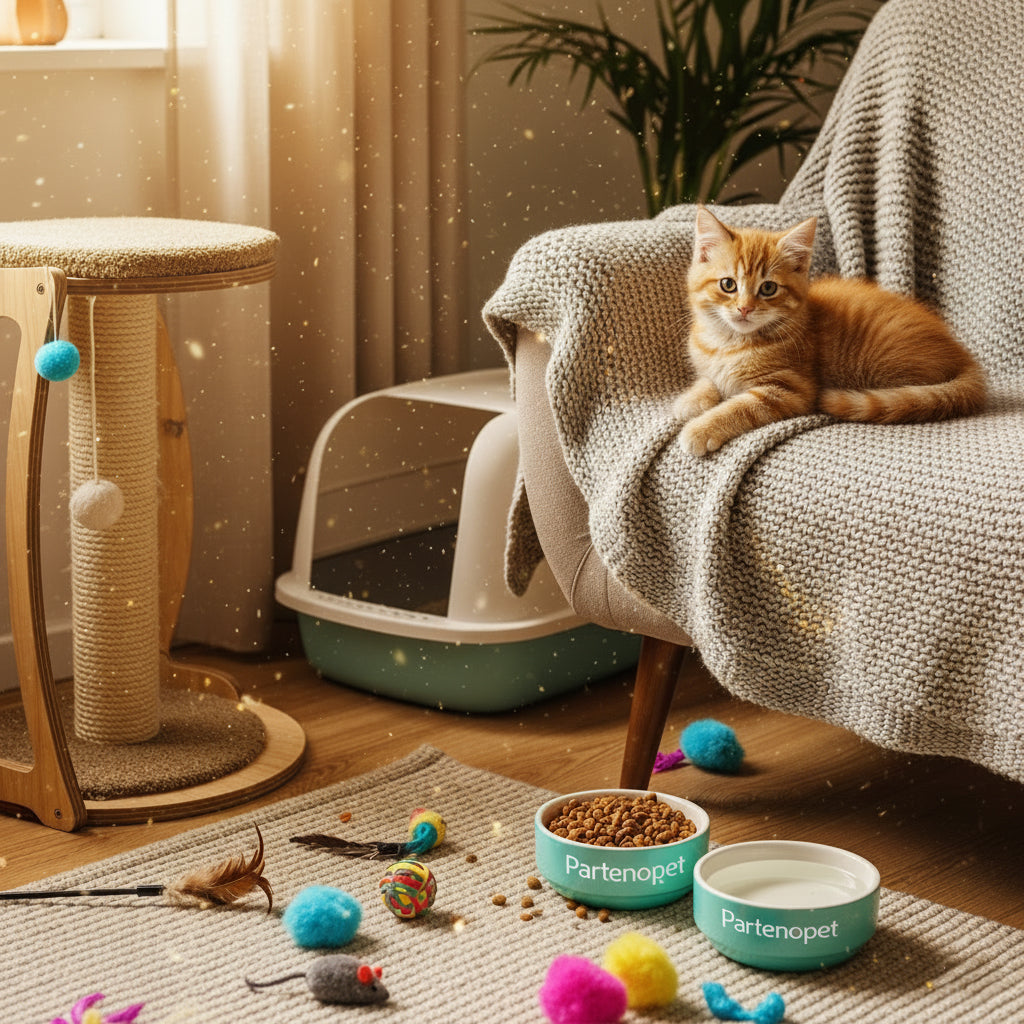 Micio in Arrivo? Preparati al Meglio con la Guida di Partenopet - Cose da sapere prima di adottare un gatto