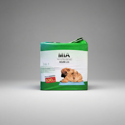 Mia Tappetini Igienici Cani 60x90 (100 Pezzi) | Assorbenti Anti-Odore - Partenopet