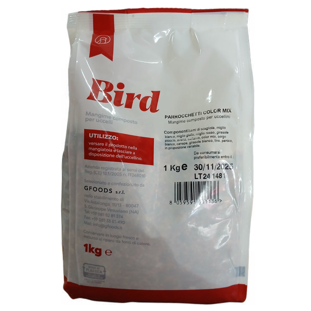 Busta di semi vitaminizzati per canarini marca Agria Bird da 1 kg