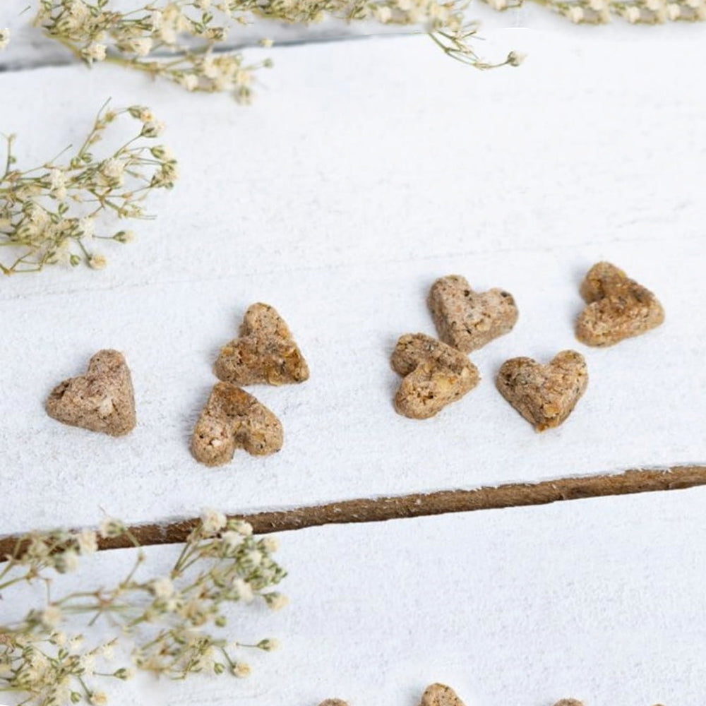 Snack per roditori a forma di cuoricino Bunny con Menta Piperita