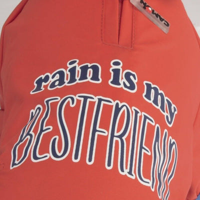 Tutina impermeabile per cani con cappuccio Camon Nuvola Red