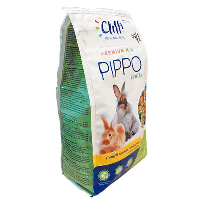 Busta di alimento misto con frutta per conigli Cliffi Pippo Fruity da 800 g