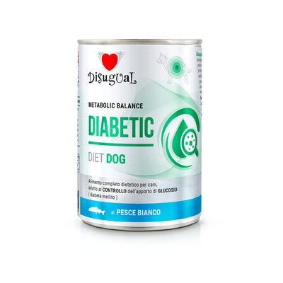 Scatoletta di alimento umido per cani diabetici Disugual Diabetic 400 g