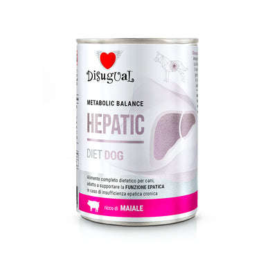 Scatoletta di alimento umido per cani con insufficienza epatica Disugual Hepatic da 400 g