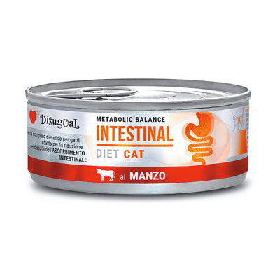 Scatoletta di alimento umido per gatti con disturbi intestinali Disugual Intestinal 85 g