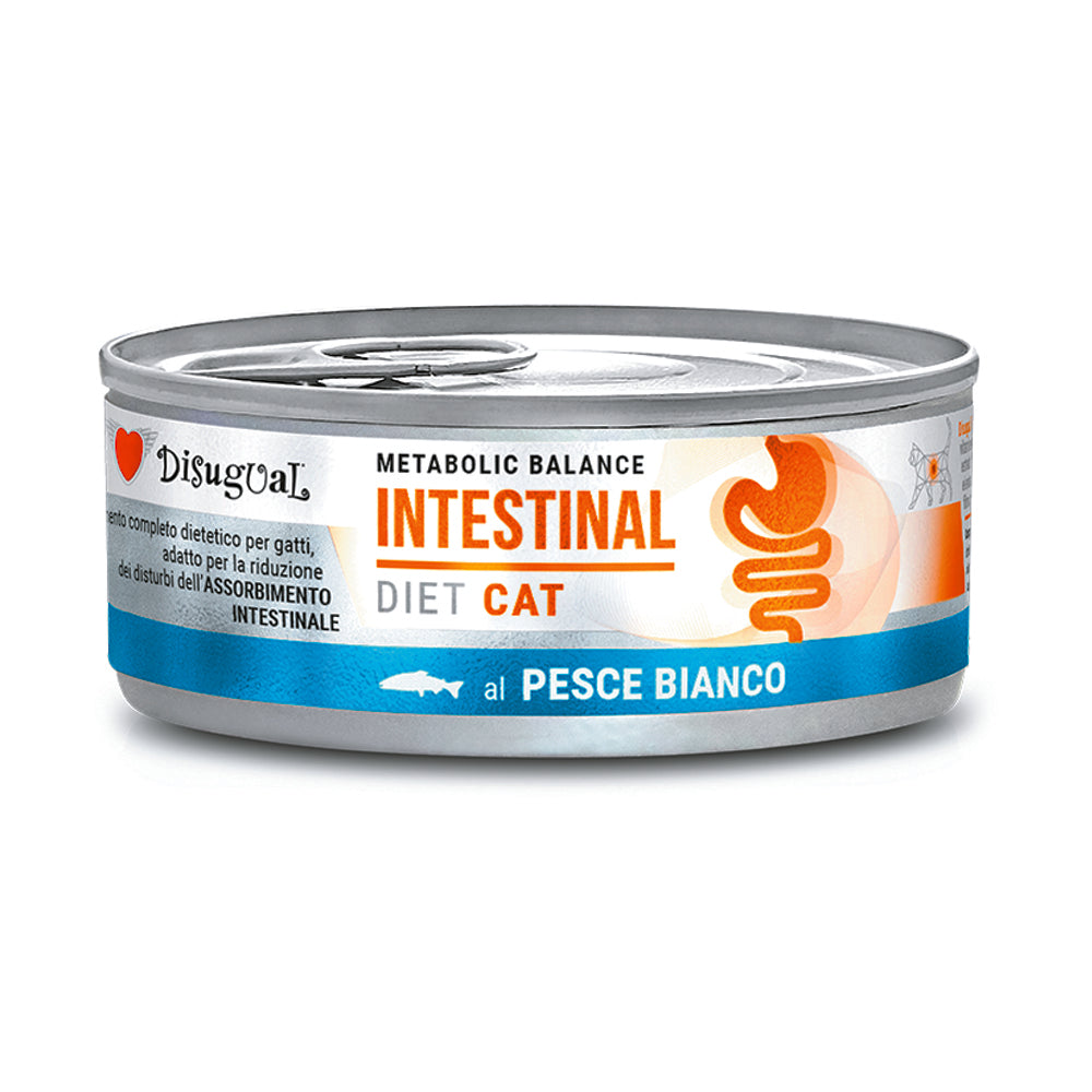 Scatoletta di alimento umido per gatti con disturbi intestinali Disugual Intestinal 85 g