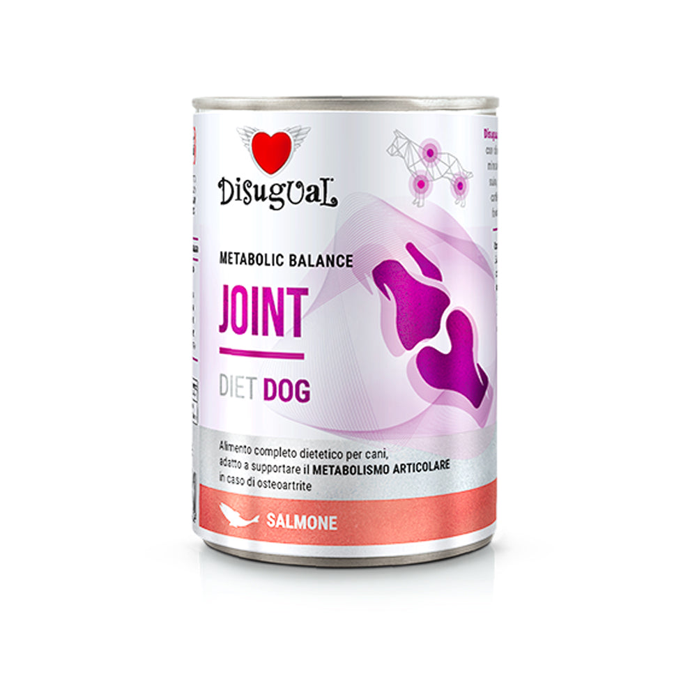Alimento per cani per il supporto del metabolismo articolare in caso di osteortrite Disugual Joint da 400 g