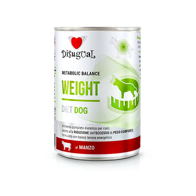 Disugual Weight Dog Alimento per Cani per la Riduzione di Peso 400g
