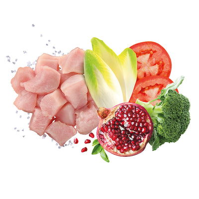 Busta di crocchette per cani adulti di taglia grande al pollo Exclusion da 12 kg