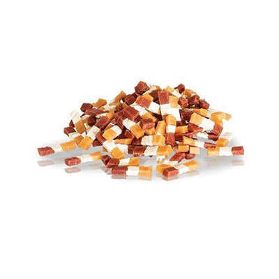 Busta di snack per cani di piccola taglia con pollo anatra e merluzzo Kid Dog da 80 g