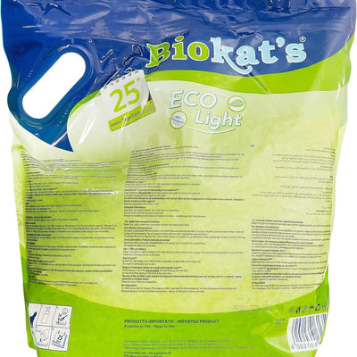 Busta di lettiera per gatti in pellet naturale Biokat's Ecolight da 5 L