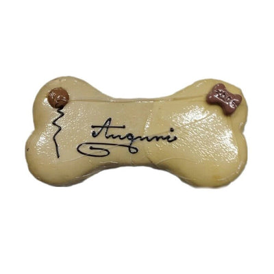 Scatola con biscotto per cani con la scritta auguri Torta di compleanno per cani Lolo Pets