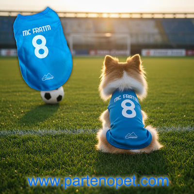 Camiseta de perro MC FRATM #8 | Réplica del Napoli para verdaderos fans (5 tallas)