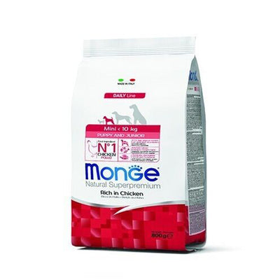 Monge Natural Mini Puppy Rich in Chicken Chicken Dry Dog Food