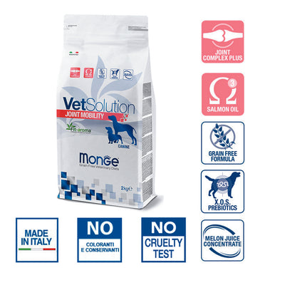 Busta di crocchette per cani con osteoartrite Monge Vetsolution Joint Mobility