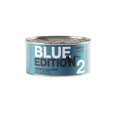 Scatoletta di alimento umido per gatti con tonno e salmone Natural Code da 85 g