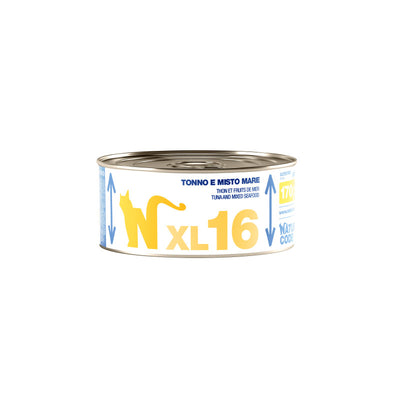 Natural Code XL16 Tonno e Misto Mare 170g alimento umido complementare per gatti adulti in lattina