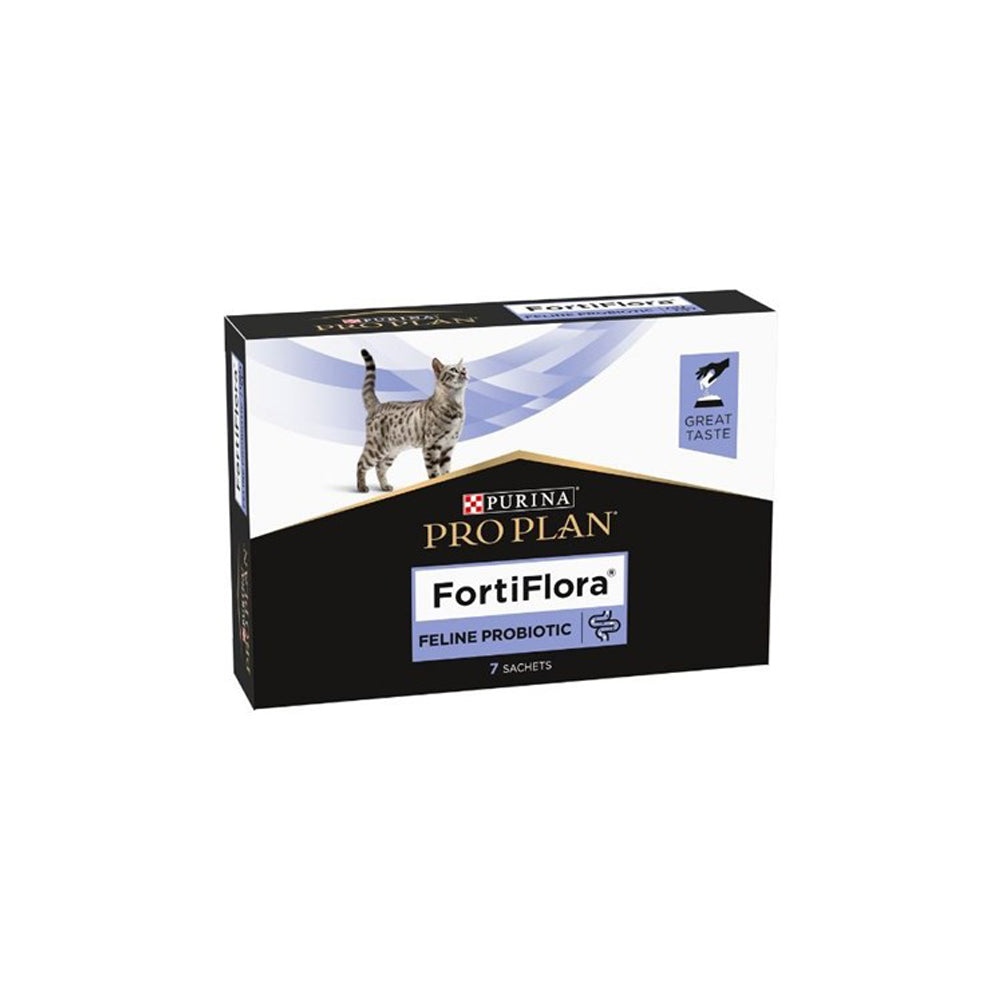 Confezione da 7 bustine di fermenti lattici per gatti Purina Pro Plan Forti Flora