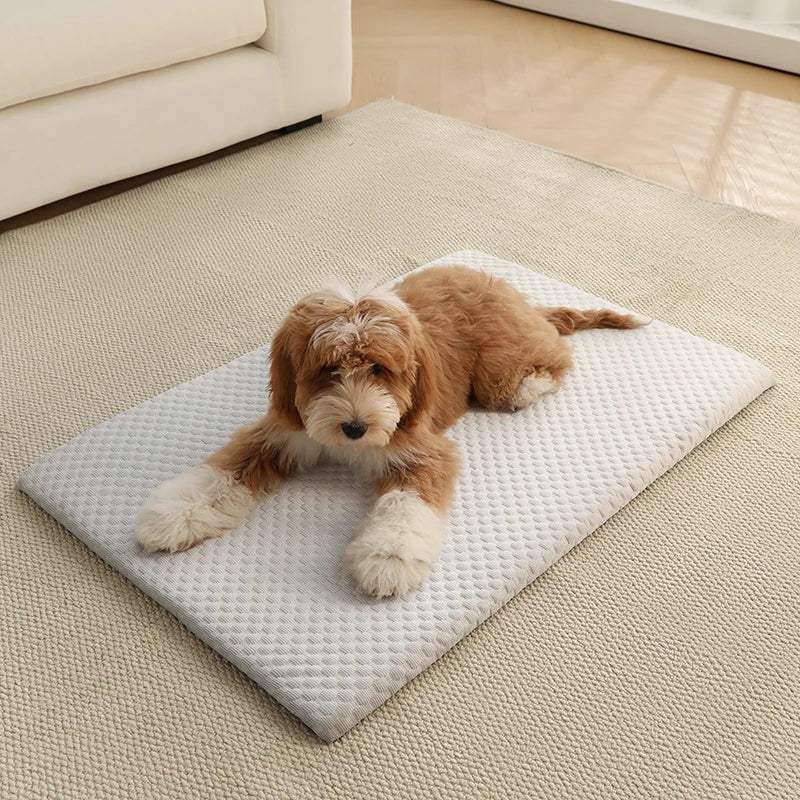 New Summer Cooling Pet Mat – Tappetino Refrigerante Spesso per Cani e Gatti, Materassino Rinfrescante Alto, Traspirante e Lavabile per Taglia Media e Grande