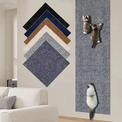 Tappeto Tiragraffi Autoadesivo per Gatti Ritagliabile | Protezione per Divani, Mobili e Pareti in 7 Colori - dettaglio 2
