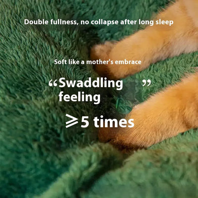 Cuccia Invernale per Gatti e Cani Piccola Taglia – Casetta Tenda Calda Foderata in Pile Spesso – Letto 4 Stagioni Lavabile e Rimovibile (Taglia S)