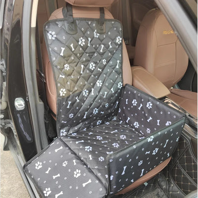 Coprisedile Auto Impermeabile per Cani e Gatti con Sponde | Cuccia da Viaggio Pieghevole - dettaglio 2