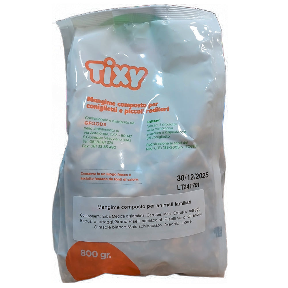 Busta di alimento misto per criceti Tixy Cricetino Super da 800g