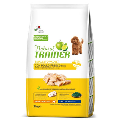 Busta di crocchette al pollo per cani di piccola taglia Trainer Mini da 2 kg