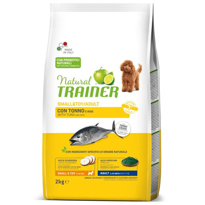 Busta di crocchette per cani di taglia piccola al tonno Trainer 2 kg