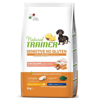 Busta di crocchette per cani di taglia piccola al maiale Trainer Sensitive da 2 kg
