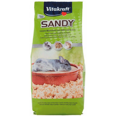 Busta di sabbia minerale per la pulizia dei cincillà e criceti