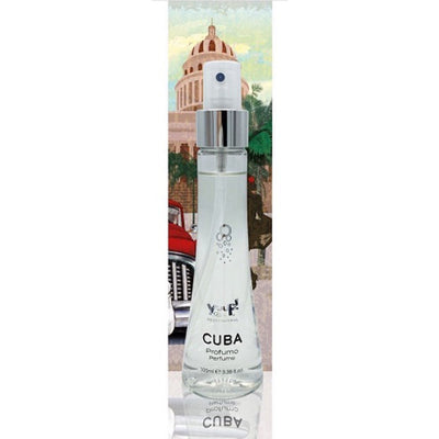 Flacone di Yuup Profumo Cuba da 100ml per cani e gatti, fragranza professionale con note di rum e tabacco per una freschezza a lunga durata
