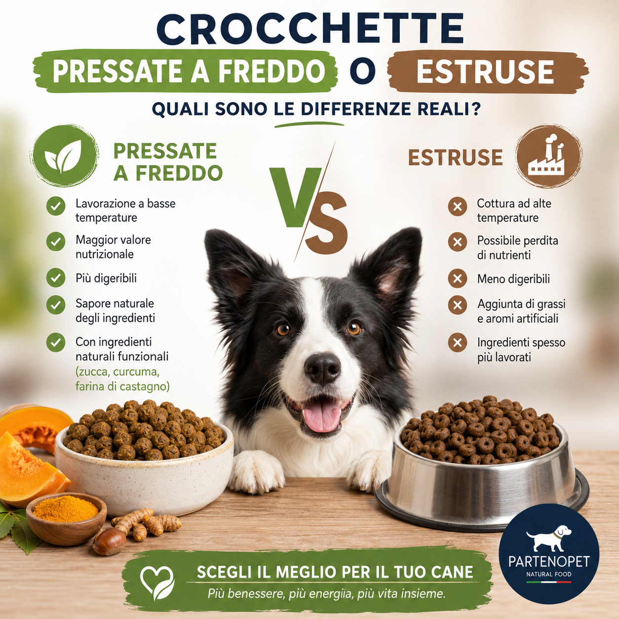 Crocchette Pressate a Freddo o Estruse
