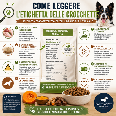 Come Leggere l’Etichetta delle Crocchette per Cani