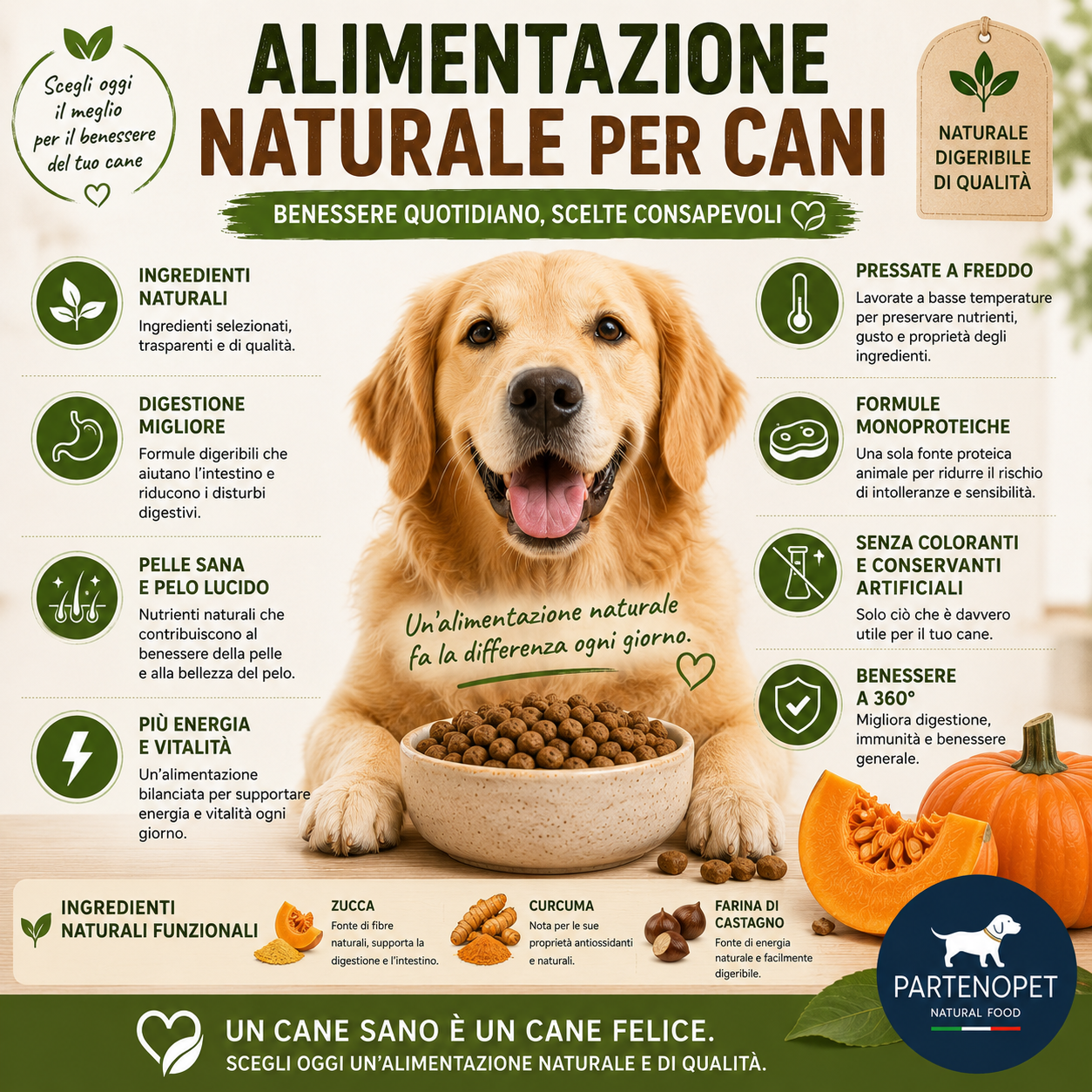 Alimentazione Naturale per Cani: Benefici Reali