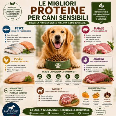 Le Migliori Proteine per Cani Sensibili