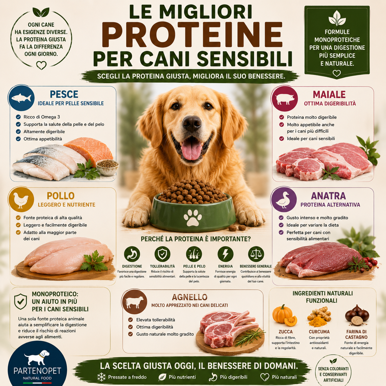 Le Migliori Proteine per Cani Sensibili