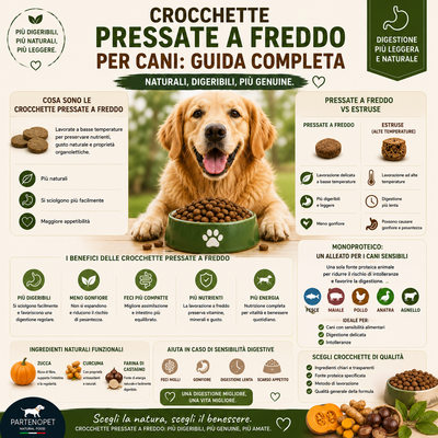 Crocchette Pressate a Freddo per Cani
