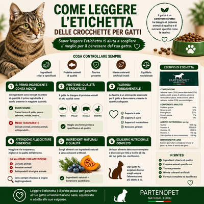 Come Leggere l’Etichetta delle Crocchette per Gatti