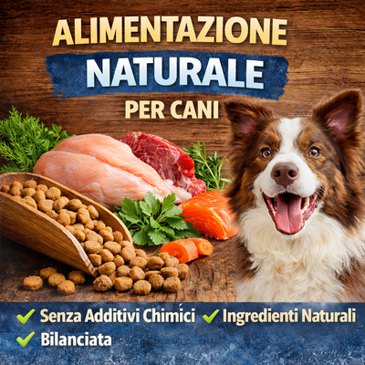 Alimentazione naturale per cani: guida completa per il benessere