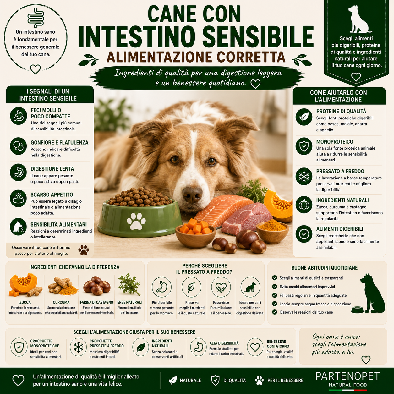 Cane con Intestino Sensibile: Alimentazione Corretta