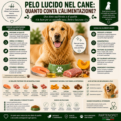 Pelo Lucido nel Cane: Quanto Conta l'Alimentazione?