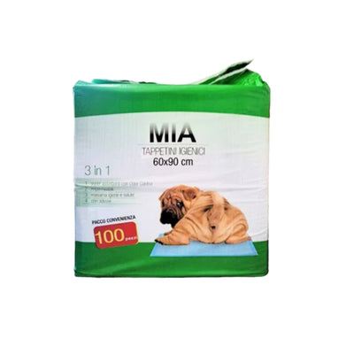 Mia Tappetini Igienici Cani 60x90 (100 Pezzi) | Assorbenti Anti-Odore - Partenopet