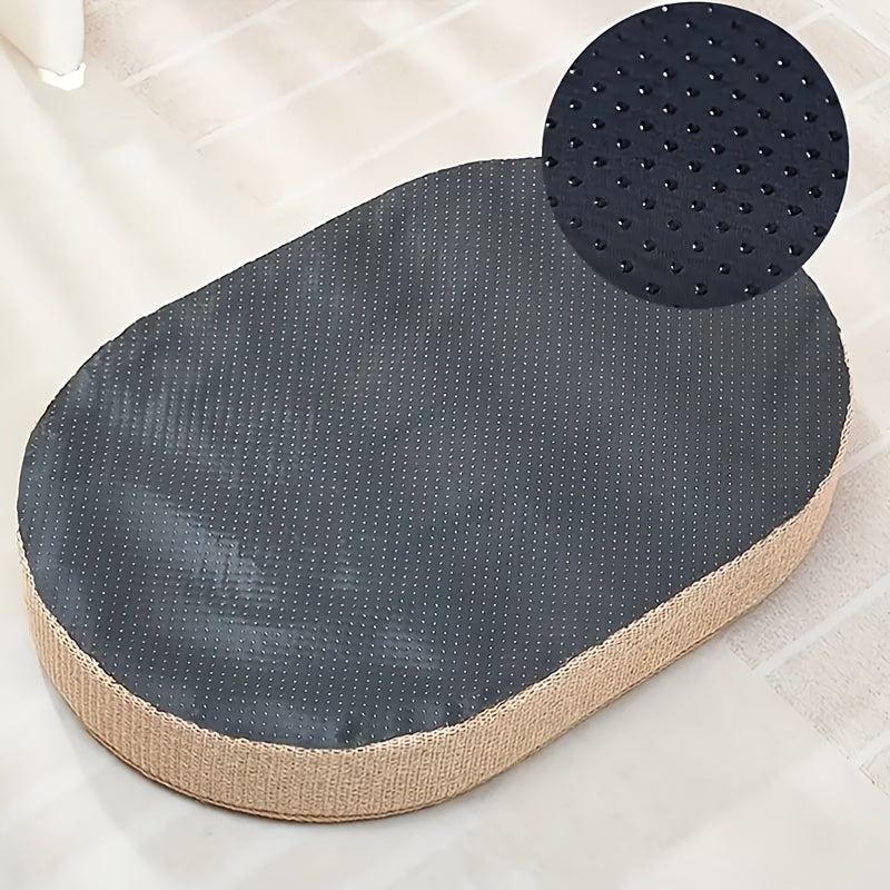 Tiragraffi in Juta per Gatti con Pallina | Cuccia e Gioco 57x36cm - Partenopet